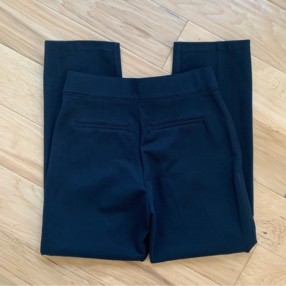 Spanx Trousers The Perfect Pants Slim Straight Ankle Crop Ponte Black Petite M - Picture 6 of 11